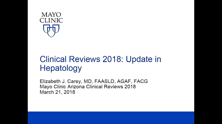 Updates in Hepatology by Elizabeth J. Carey, MD | ...