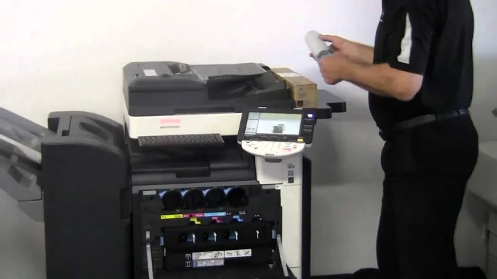 How to Replace Toner Cartridges in bizhub C220/C28...