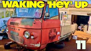 Waking Up My 1968 Commer PB After Winter!  Triumph 2000 Engine start