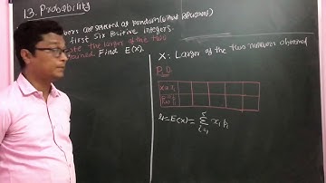 12.Two numbers are selected at random (without replacement) from|Ch13 |Probability |Maths|L14