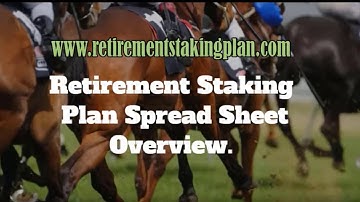 Retirement Staking Plan spreadsheet overview