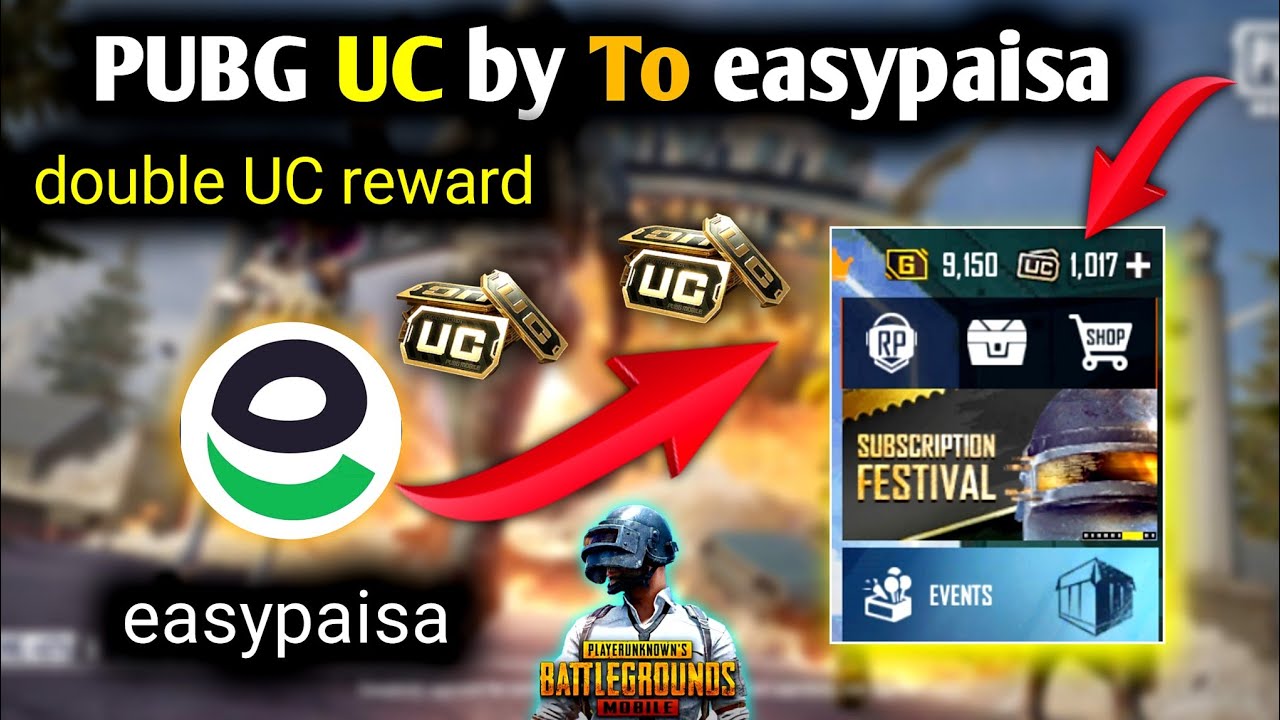 How To Buy Pubg Mobile UC With Easypaisa Jazzcash Pakistan Ma Pubg UC ...