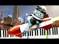 Crazy Frog - Axel F Meme Song (OST Beverly Hills Cop) Piano Cover (Sheet Music + midi) tutorial