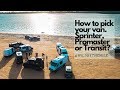 SOLO FEMALE VAN LIFE | HOW TO PICK YOUR VAN. SPRINTER, PROMASTER OR TRANSIT?