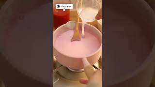 3 Ingredient Strawberry Milk Pudding 🍰