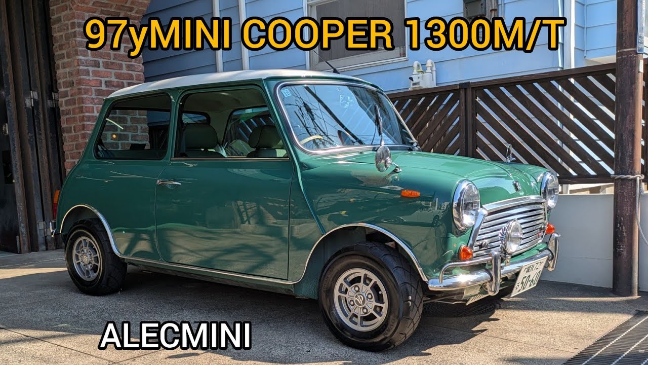 Rover Mini] '97 Heritage Cooper M/T, Almond Green/OEW, Excellent