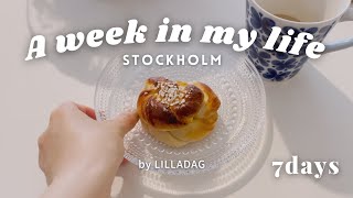 A week in my life of a working mom in Stockholm // berry picking, baking cinnamon rolls