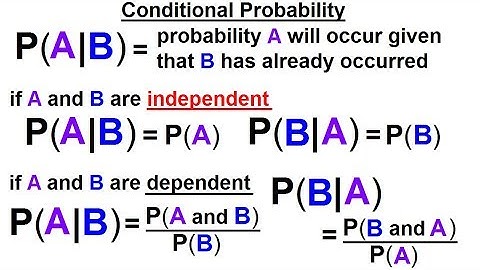 Statistics: Ch 4 Probability in Statistics (46 of 74) Conditional Probability