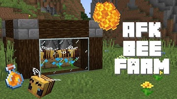 Minecraft: Easy  Automatic Bee Farm | 1.17+