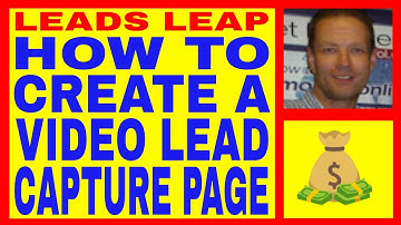 [TUTORIAL] Leads Leap Review - How To Create A Video Lead Capture Page.