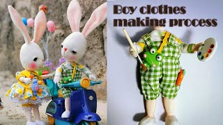 Bebe rabbit boy clothes making process-09
