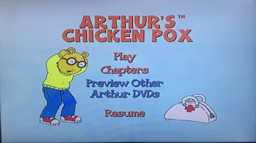 Arthur’s Chicken Pox DVD Menu Walkthrough