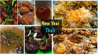 Special Thali Menu Christmas New Year Thali Special Non Veg Thali In Telugu Special Thali Menu
