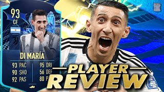 93 TEAM OF THE SEASON MOMENTS DI MARIA PLAYER REVIEW! - TOTS - FIFA 23 Ultimate Team