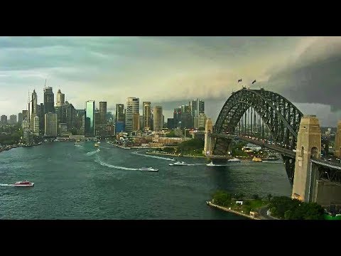 Storm with shelf cloud over Sydney 20 October 2018 - YouTube