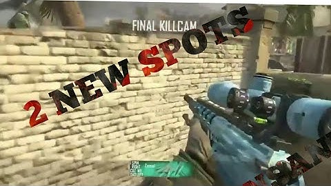 NEW TRICKSHOT SPOTS ON BLACK OPS 2 SLUMS