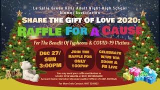 2020 Share The Gift of Love: Raffle Party for A Cause Invitation