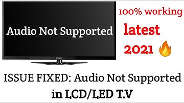 ISSUE FIXED: Audio Not Supported in LCD/LED T.V || 100% Working || Latest 2021 || Titan Spy ||
