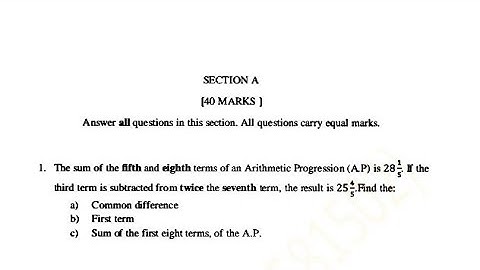 NOVDEC 2024 CORE MATHS THEORY QUESTION 1