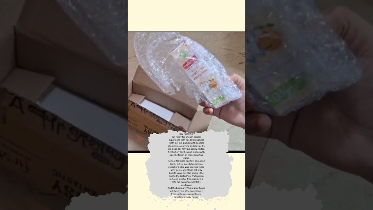 Babyhug toothpaste for 1 year above kids 