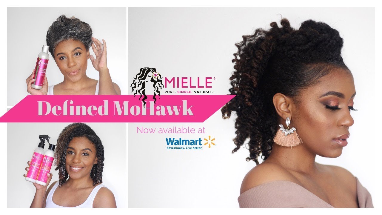 Defined MoHawk using Mielle Organics