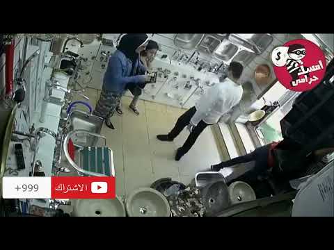 امسك حرامى سرقة مبلغ مالى كبير من محل ادوات صحية بمصر الجديدة