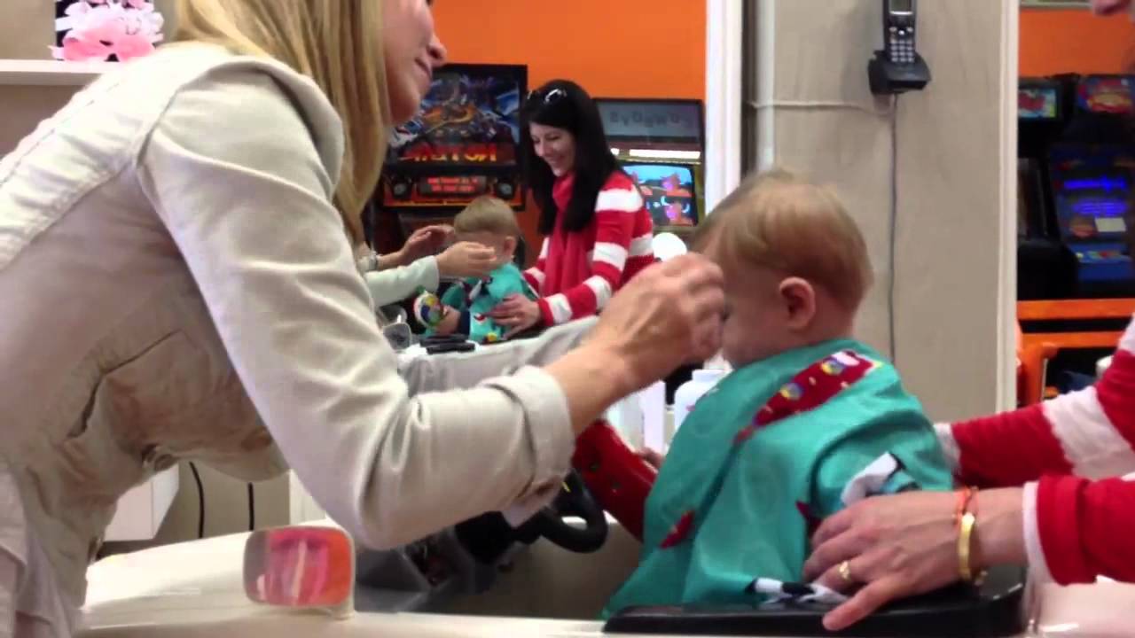 Jacks 1st haircut part 8 YouTube