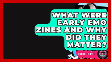 What Were Early Emo Zines And Why Did They Matter? - Emo Kid Forever