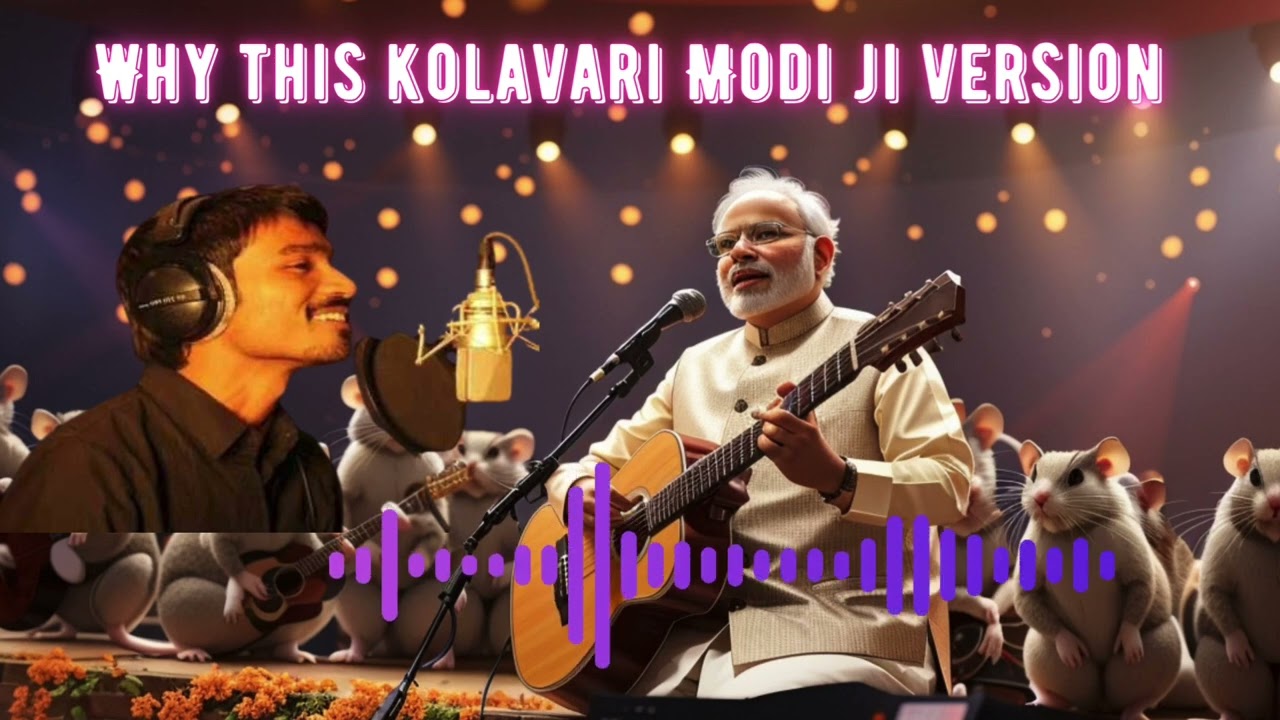 Why this kolavari di   Modi ji version  Full Song  Just For fun  AI Generate 