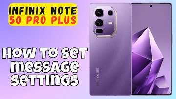 Message setting infinix Note 50 Pro Plus || How to set message settings #new