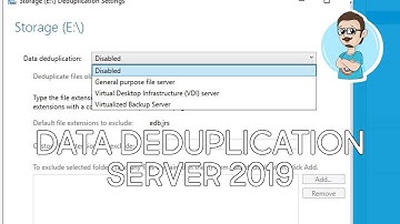 Install and Configure Data Deduplication on Windows Server 2019!