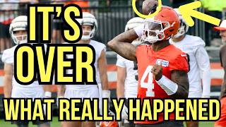 Deshaun Watson WASHED UP Losing To Shedeur Sanders In Browns Training Camp Battle