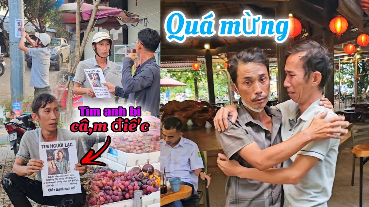 Kì tích em trai lặn lội hơn 10 ngày cuối cùng đã tìm được người anh 