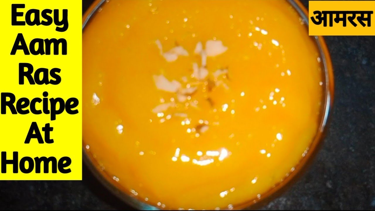 Am Ras Imagine Easy Aam Ras Recipe At Home | Aamras Recipe | Jethalal Fav Aam Ras Puri ...