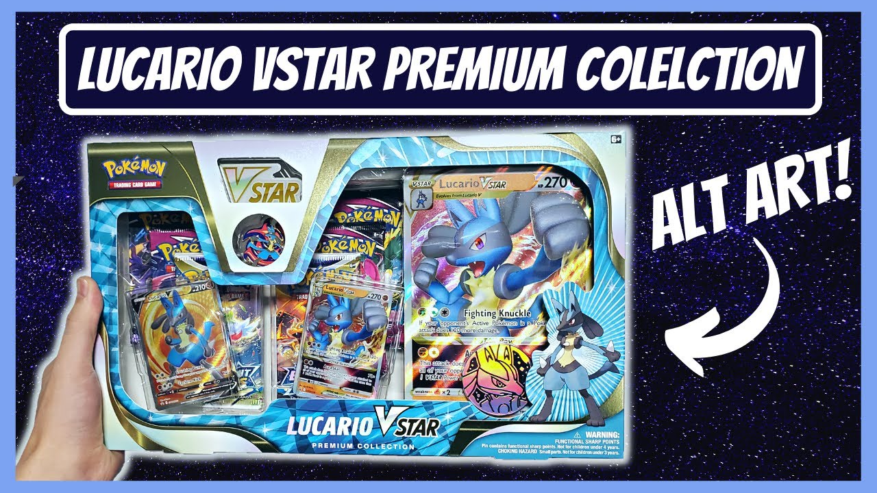 Lucario VSTAR Premium Collection Box - Found An Alt Art? - YouTube