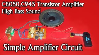 C8050,C945 Transistor Amplifier Board Embling