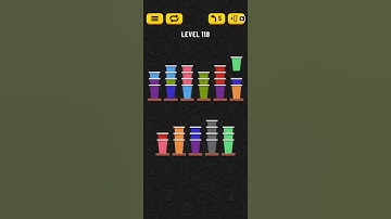 Cup Sort Puzzle Level 118 = Water Sort Puzzle Level 118 = Ball Sort Puzzle Level 118 All the same