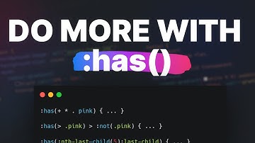 :has() is more than a parent selector