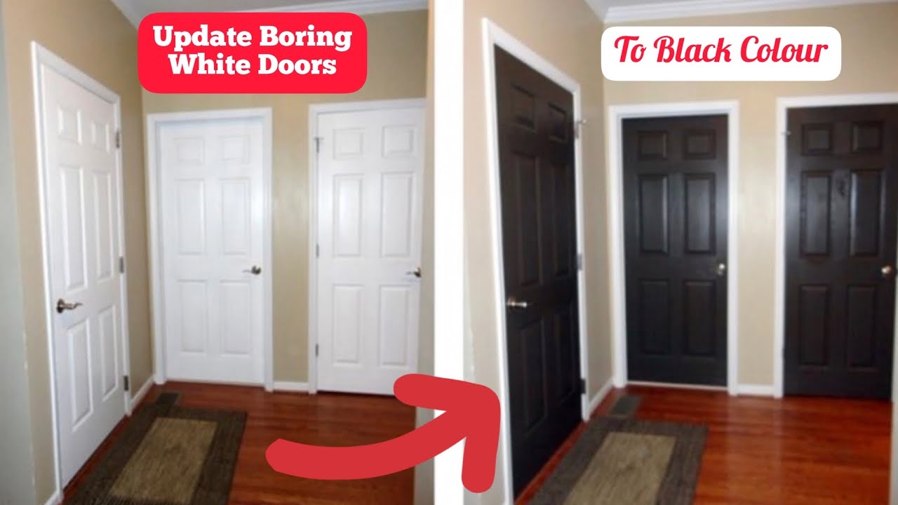Painting Our Interior Doors Black Turning Our White Doors To Black Maxresdefault