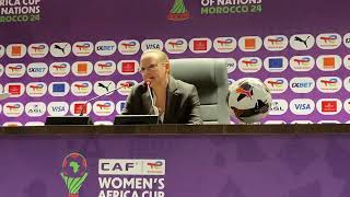  Coach Nora Häuptle Post-Match Reaction false TotalEnergiesWAFCON2024