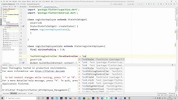 Connecting Flutter with Spring Boot Rest API - Part 8 | Building Flutter UI for employee management