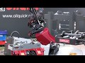 Oilquick quick coupler and rapidoloc  attachment demo 2017