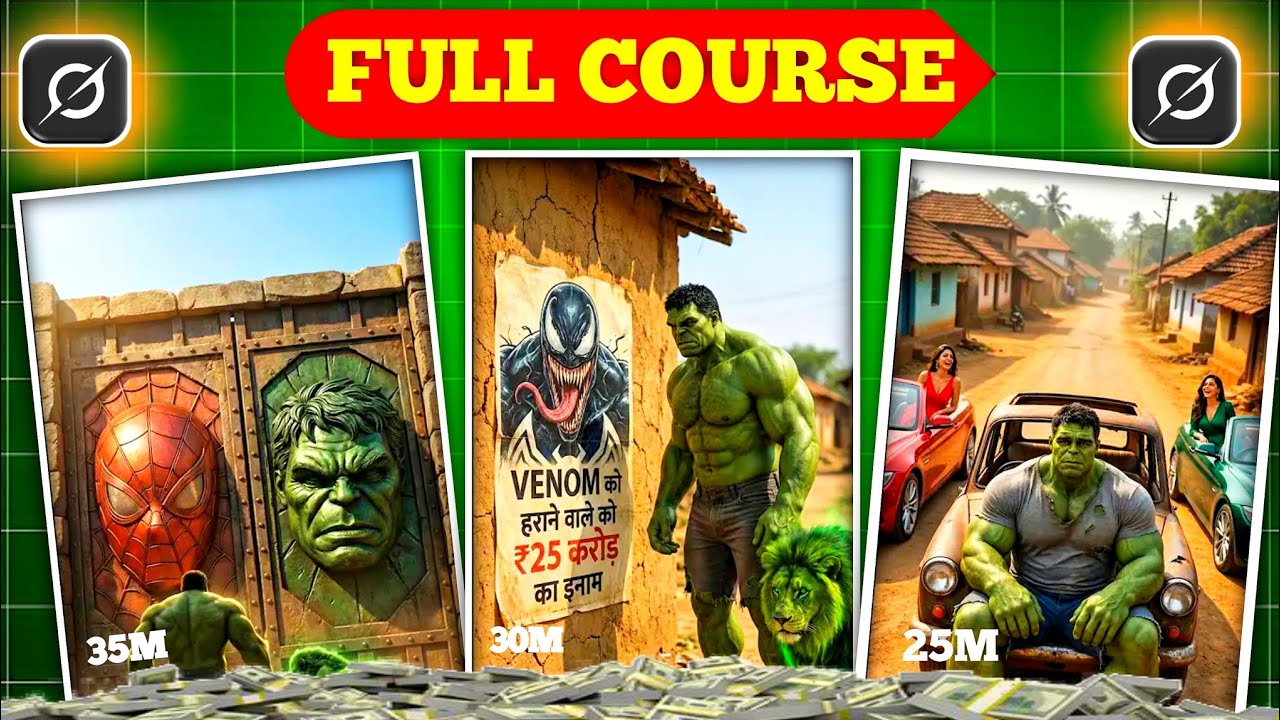 Viral AI Hulk Video Kaise Banaye 2026 | Hulk AI Video Tutorial 2026 | Using Free AI Tools |