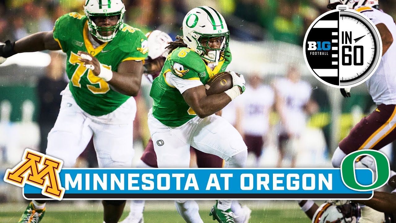 Minnesota at Oregon | Nov. 15, 2025 | B1G Football in 60