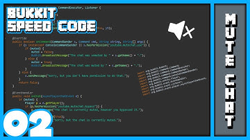 Bukkit Speed Code 02  | Mute Chat Command