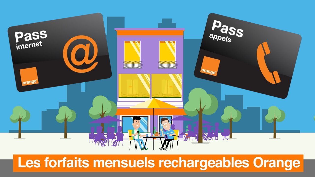 Les forfaits mensuels rechargeables Orange