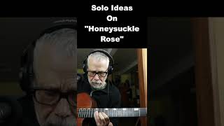 Solo Ideas on "Honeysuckle Rose" (Fats Waller) #shorts
