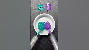 Guess the mixed emotions (Part 12) #satisfying #colormixing #sharkzhan