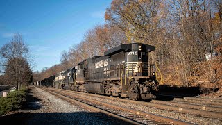 A BNSF Executive Mac and more on NJT's Main Bergan County lines 11/25/23
