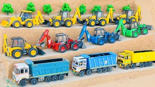 Jcb 5Cx And Tata Truck 2518 Parking Videos Jcb Tractor Video Jcb Cartoon Gadi Wala